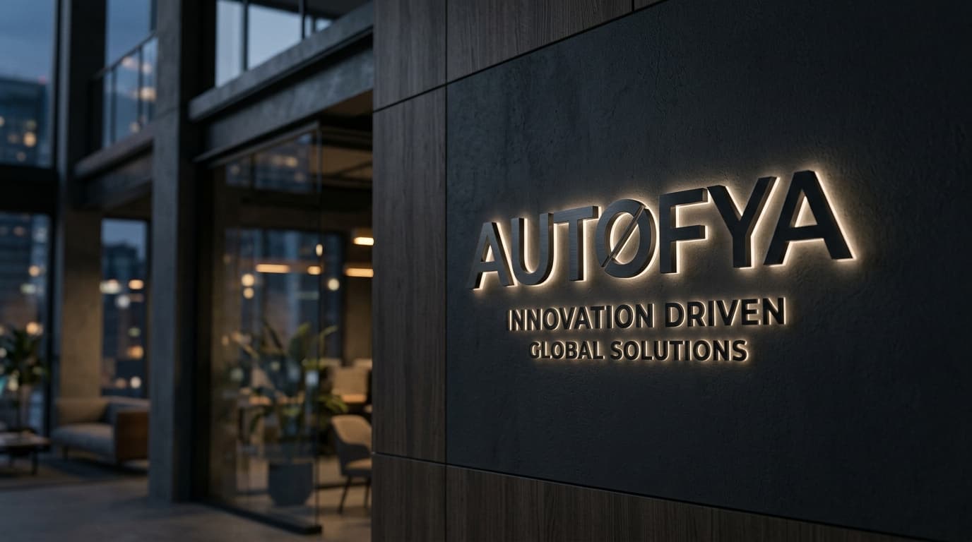 Autofya Office Sign Video